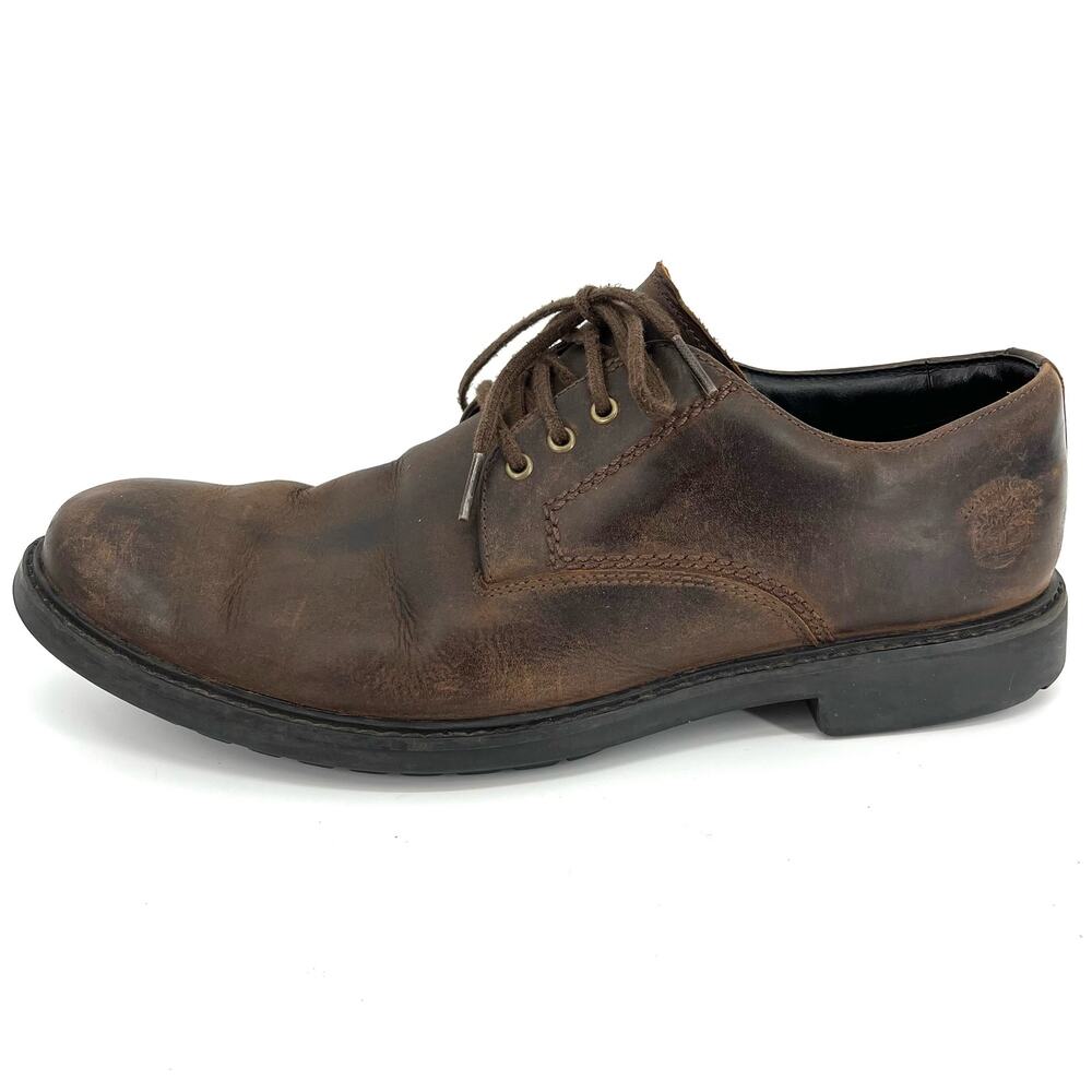 Timberland Men’s Brown Leather Laced‎ Oxfords (10)